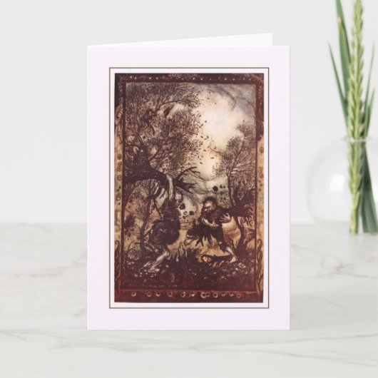 Carte Halloween vintage (Devant)