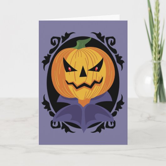 Carte Halloween vintage (Devant)