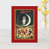 Carte Halloween Vintage (Fleur jaune)