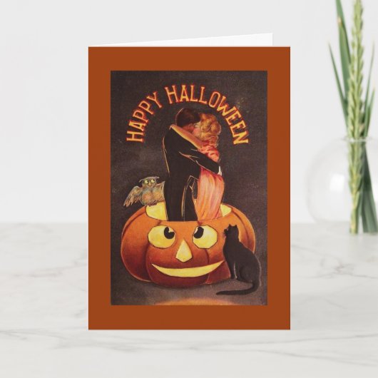 Carte Halloween vintage (Devant)