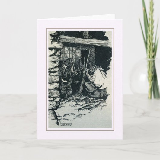 Carte Halloween vintage (Devant)