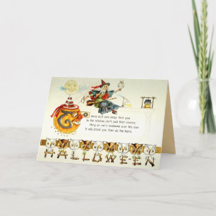 Carte Halloween vintage