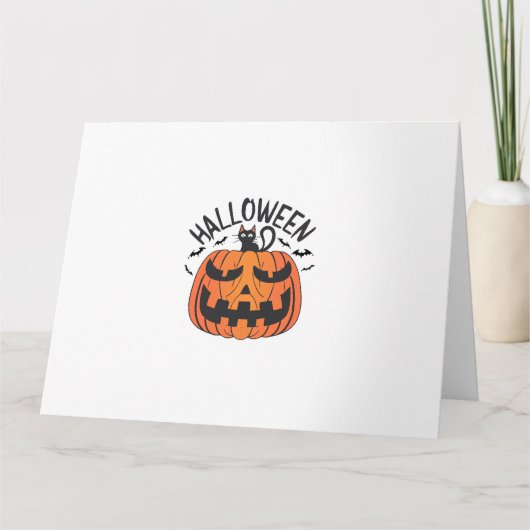 Carte Halloween vintage (Devant)