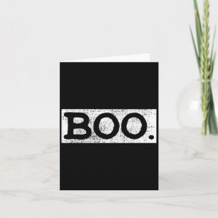 Carte Halloween Vintage Boo Drôle cadeau