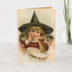Carte Halloween vintage -citation amusante