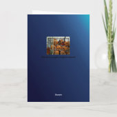 Carte Halloween Vintage de tête de Citrouille "san (Dos)