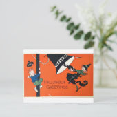Carte Halloween vintage : Un Spock intemporel (Debout devant)