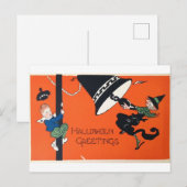 Carte Halloween vintage : Un Spock intemporel (Devant / Derrière)