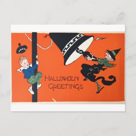 Carte Halloween vintage : Un Spock intemporel (Devant)