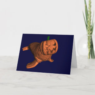 Carte Halloween Walrus
