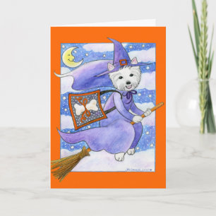 Carte Halloween Westie