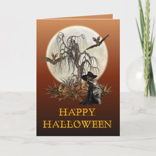 Carte Halloween Witch (Devant)