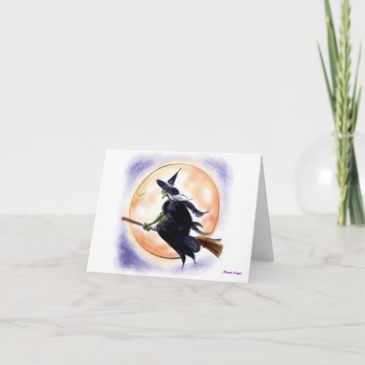 Carte Halloween Witch (Devant)