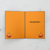 Carte Halloween Witch Stirring Cauldron (cadre photo) (Intérieur)