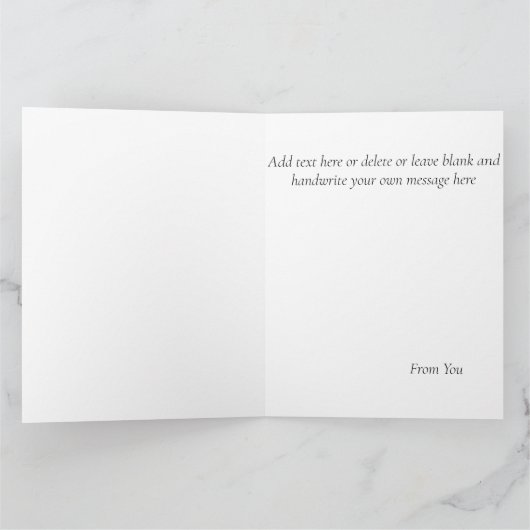 Carte Halloween Witch Sugar Skull (Intérieur)