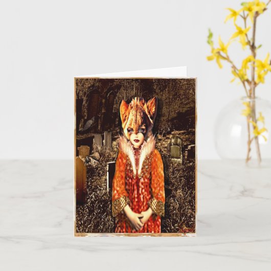 Carte Hallow's Eve (Fleur jaune)