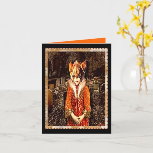 Carte Hallow's Eve II (Fleur jaune)