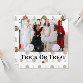 Carte Haloween ou Trick or Treat Happy (Devant/Arrière en situation)