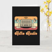 Carte HAM Radio Antenna Code amateur Opérateur Idée cade (Fleur jaune)