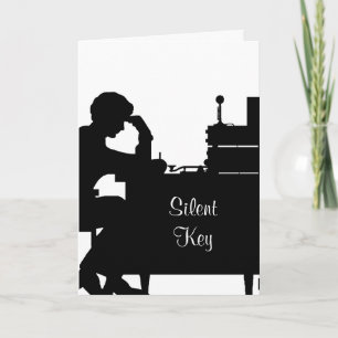 Carte Ham Radio Silent Key Sympathy Card Customisez-Le.