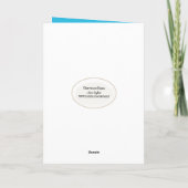 Carte Hamac sur la plage 35e anniversaire (Dos)