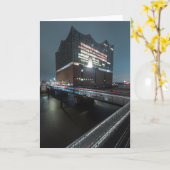 Carte Hambourg Allemagne (Fleur jaune)