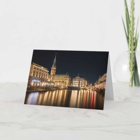 Carte Hambourg Allemagne (Devant)