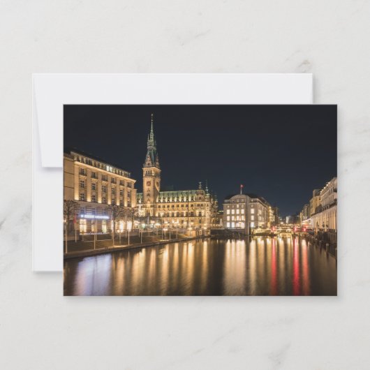 Carte Hamburg Allemagne (Devant)