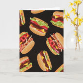 Carte Hamburgers (Fleur jaune)