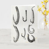 Carte Hameçons de préhistorique et d'incivilisé (Fleur jaune)