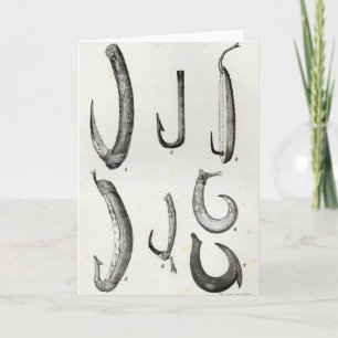 Carte Hameçons de préhistorique et d'incivilisé