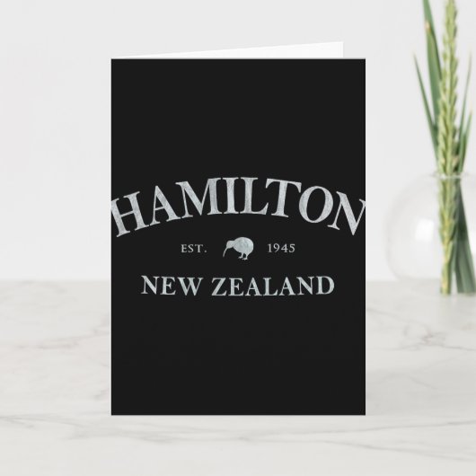Carte Hamilton New Zealand Hamilton Nz Graphic Print (Devant)