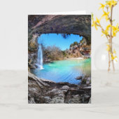 Carte Hamilton Pool - Austin Texas (Fleur jaune)