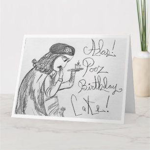 Carte Hamlet contemple le sort des gâteaux d'anniversair