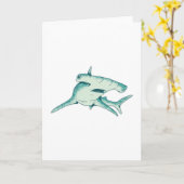 Carte Hammerhead shark (Fleur jaune)
