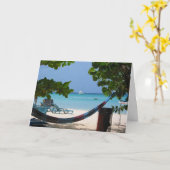 Carte hammock retirement (Fleur jaune)