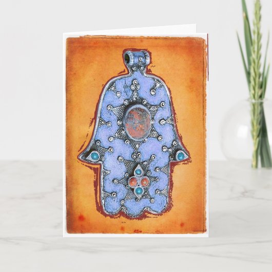 Carte Hamsa vintage (Devant)