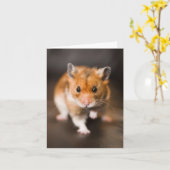 Carte Hamster (Fleur jaune)