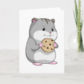 Carte Hamster avec Cookie (Devant)