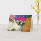 Carte Hanche siamoise (Fleur jaune)