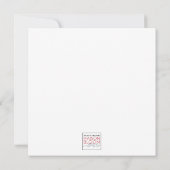 CARTE HAND PAINTED BLANK CARD (Dos)