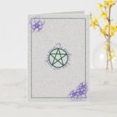 Carte Handfasting heureux (Fleur jaune)