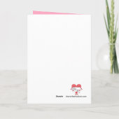 Carte Handicap ne vous maintiendra pas : rose & bleu bla (Dos)