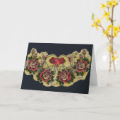 Carte Hands et Roses (Fleur jaune)