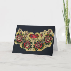 Carte Hands et Roses