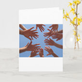 Carte Hands In (Fleur jaune)