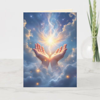 Carte Hands Set the Soul Free, Condolence Card