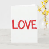 Carte Handwritten Love Card (Fleur jaune)