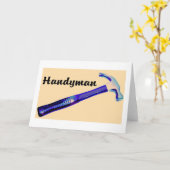 Carte Handyman (Fleur jaune)