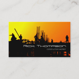 Carte Handyman Constructeur de chantier